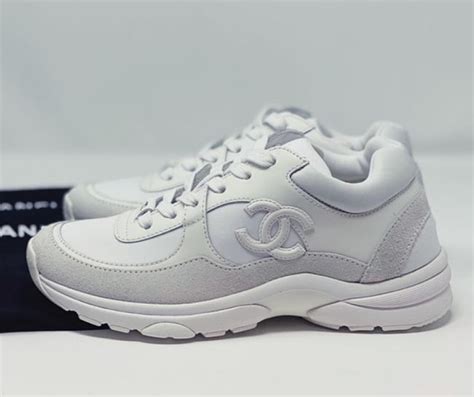 chanel pvc trainers|Chanel trainers reflective.